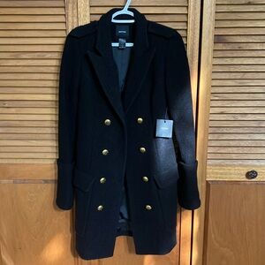 NWT Smythe Boiled Wool Coat.Med but is more like a small. PTP 16in